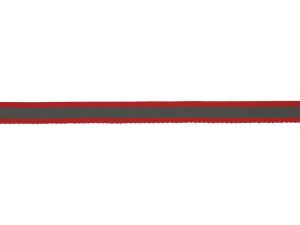Ripsband reflektierend 10 mm - rot
