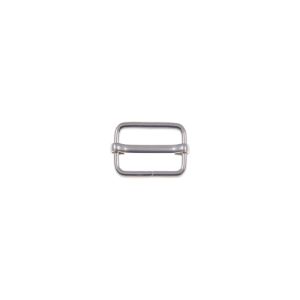 Leiterschnalle Metall ca. 20 mm - silberfarben