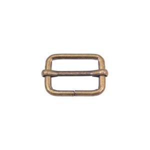 Leiterschnalle Metall ca. 30 mm - altgold