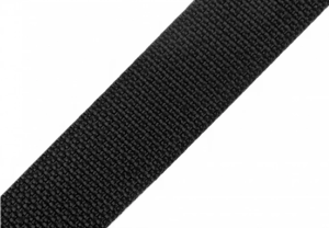 Gurtband 30 mm - uni schwarz