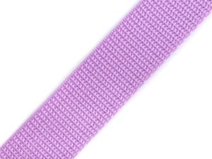 Gurtband 25 mm - uni helles lila
