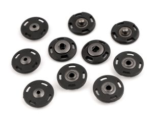 Druckknöpfe 21mm 6 Paar - schwarz