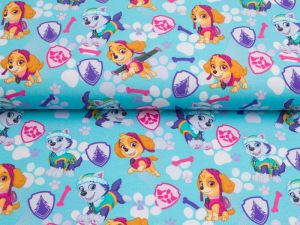 Jersey Swafing "Paw Patrol" Skye und Everest türkis
