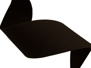 Gurtband ca. 30 mm breit - uni dunkles braun