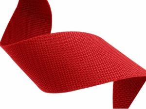 Gurtband ca. 30 mm breit - uni rot