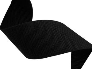 Gurtband ca. 30 mm breit - uni schwarz