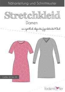 Papier-Schnittmuster Fadenkäfer - Stretchkleid Carolin - Damen