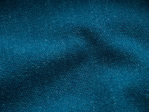 Canvas Vercors in Leinenoptik - uni ozeanblau
