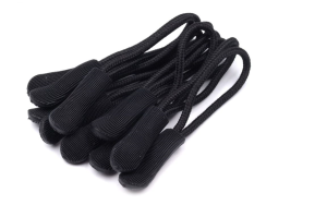 RV-Anhänger/Zipper Schlaufe 6,6 cm 10 Stück - schwarz