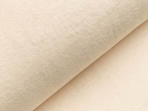 Wellnessfleece Double Face  - uni creme/rosa