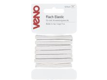 Nahaufnahme von Flach Elastic Band SB 6mm x 3m Coupon - weiß