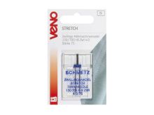 VENO Zwillings-Nähmaschinennadel Stretch 130/705 Stärke 75  - 1 Stück