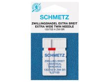 Zwillingsnadel extra breit Schmetz 130/705 H ZWI BR 100/6,0 mm
