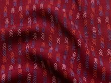Webware Viskose Swafing Pathfinder by Jolijou - aufgereihte Pfeile - burgundy