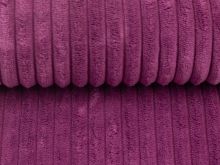 Breitcord - Samtcord Swafing Wanja ca. 10 mm Rippen - uni - beere