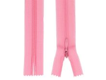Reißverschluss nahtverdeckt nicht teilbar ca. 50 cm - rosa