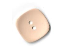Knopf eckig ca. 33 mm - uni beige