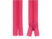 Reißverschluss nahtverdeckt nicht teilbar ca. 50 cm - pink