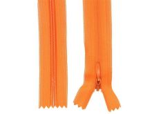 Reißverschluss nahtverdeckt nicht teilbar ca. 20 cm - orange