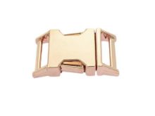 Steckschnalle Metall - 1 Stück ca. 16 mm - roségold