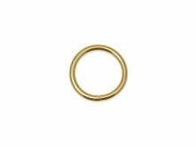 O-Ring Rundring 20 mm Metall - 4 Stück - gold