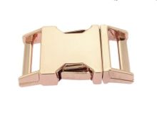 Steckschnalle Metall - 1 Stück ca. 20 mm - roségold