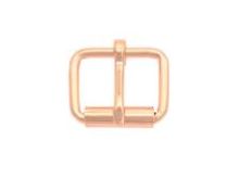 Rollschnalle Metall - 1 Stück ca. 20/14 mm - roségold