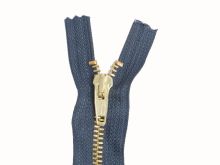 Zweiwegereißverschluss YKK nicht  teilbar 59 cm - dunkles rauchblau