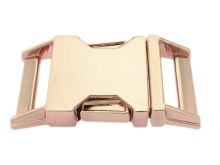 Steckschnalle Metall - 1 Stück ca. 25 mm - roségold