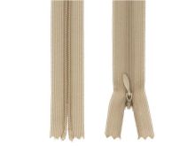 Reißverschluss nahtverdeckt nicht teilbar ca. 20 cm - taupe
