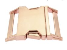Steckschnalle Metall - 1 Stück ca. 38 mm - roségold