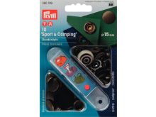 Prym 10 NF-Druckknopf Sport & Camping - altgoldfarben