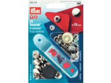 Prym 6 NF-Druckknopf Anorak - silberfarben