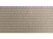 Hochwertige Webware Panel ca. 85 cm x 160 cm - Rosenmuster - schlamm