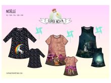 Papierschnittmuster SuperNova Shirt NOELLE - Kinder