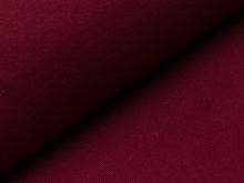Glattes Bündchen im Schlauch bordeaux