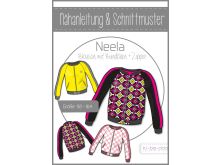 Papierschnittmuster ki-ba-doo Neela Jacke Blouson mit Bündchen und Zip Mädchen