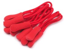RV-Anhänger/Zipper Schlaufe 6,6 cm 10 Stück - rot