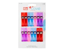 Prym Love 14 Stoff Clips 5,5 cm - bunt