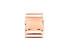 Steckschnalle Metall - 40 mm - rosegold 