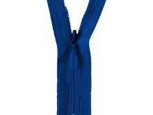 Reißverschluss Opti S43 Nahtverdeckt nicht-teilbar 25 cm - blau