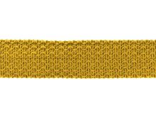 Einfasstresse Wolle 32 mm - Wellenmuster - ocker