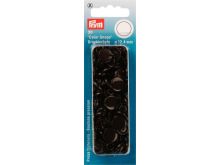 Prym 30 Druckknöpfe 12,4mm - dunkelbraun