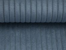 Breitcord - Samtcord Swafing Wanja ca. 10 mm Rippen - uni blau