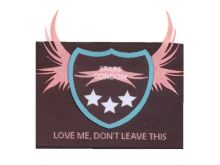 Webetikett Tasche Serie "LmoLm" schwarz