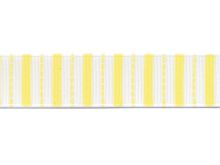Riley Blake Ripsband Stripes weiß-gelb 16mm