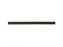 Elastisches Einfassband/Falzgummi bestickt - uni mokka