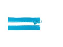 Reißverschluss teilbar 100 cm - dunkel aqua