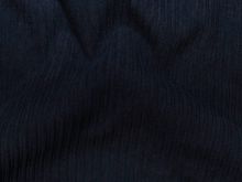 Cord - Jackenstoff mit flauschiger Fellabseite - uni - dunkelblau
