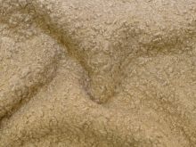 Bouclé Mantelstoff  - uni - camel